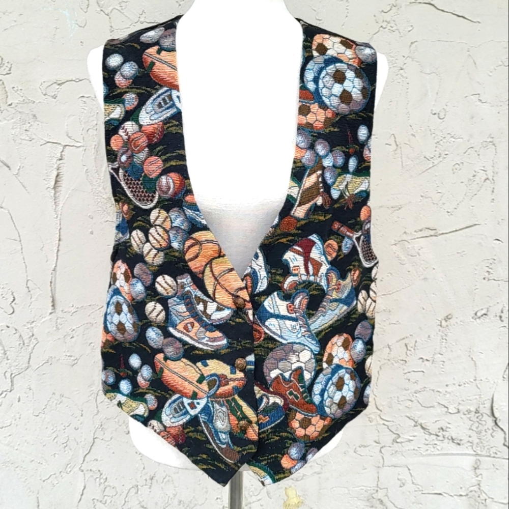 Vintage Sports Theme Vest